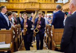 Brass Appeal in der Kirche